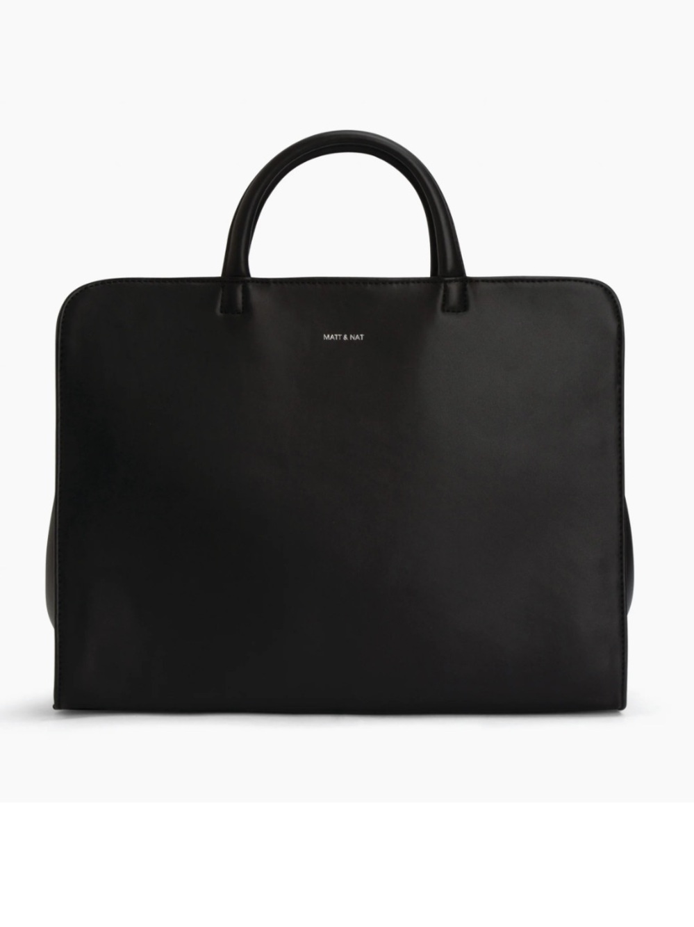Matt & Nat Black Minimalist Men's Briefcase